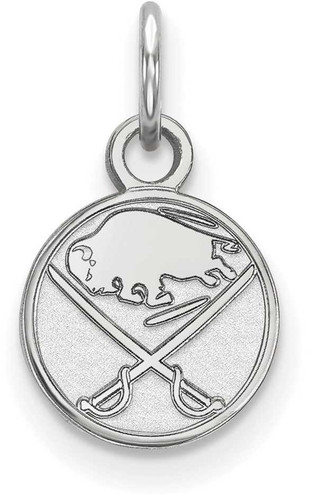 Image of Sterling Silver NHL Buffalo Sabres X-Small Pendant by LogoArt