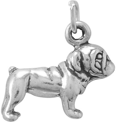 Image of Sterling Silver Paw-sitively Adorable - Bulldog Charm