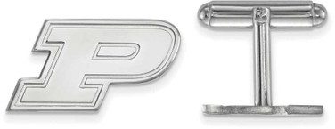 Image of Sterling Silver Purdue Cuff Links by LogoArt (SS012PU)