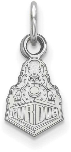 Image of Sterling Silver Purdue X-Small Pendant by LogoArt (SS036PU)