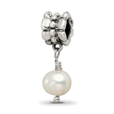 Sterling Silver Reflections Cultured Freshwater Pearl Dangle Bead