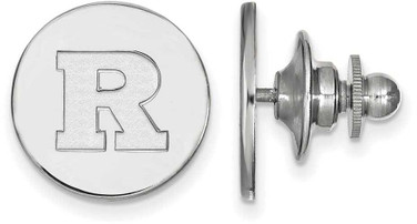 Image of Sterling Silver Rutgers Lapel Pin by LogoArt