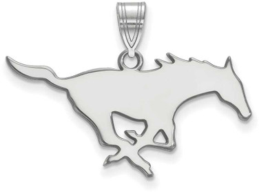 Image of Sterling Silver Southern Methodist University Large Pendant by LogoArt
