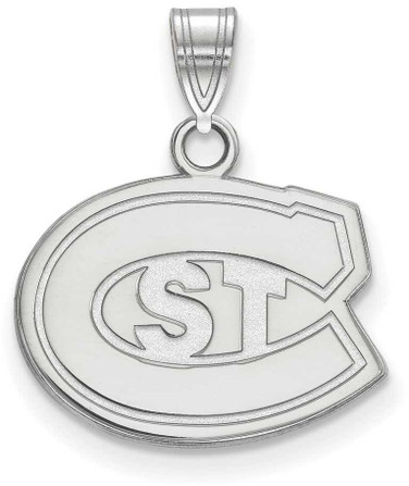 Image of Sterling Silver St. Cloud State Small Pendant by LogoArt (SS001STC)