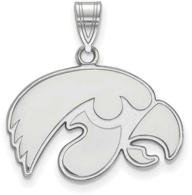 Image of Sterling Silver University of Iowa Medium Pendant by LogoArt (SS003UIA) Image of Sterling Silver University of Iowa Medium Pendant by LogoArt (SS003UIA)