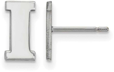 Image of Sterling Silver University of Iowa X-Small Post Earrings by LogoArt (SS067UIA)