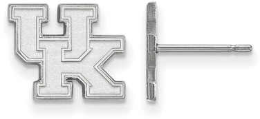 Image of Sterling Silver University of Kentucky X-Small Post Earrings by LogoArt SS008UK