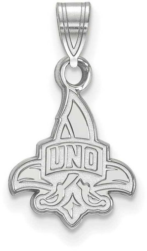 Image of Sterling Silver University of New Orleans Small Pendant by LogoArt