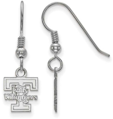 Image of Sterling Silver University of Tennessee X-Small Dangle Earrings LogoArt SS047UTN