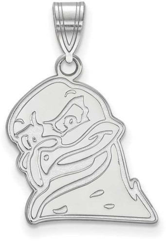 Image of Sterling Silver Virginia Tech Large Pendant by LogoArt (SS061VTE)