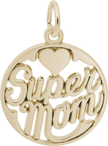 Supermom Charm (Choose Metal) by Rembrandt