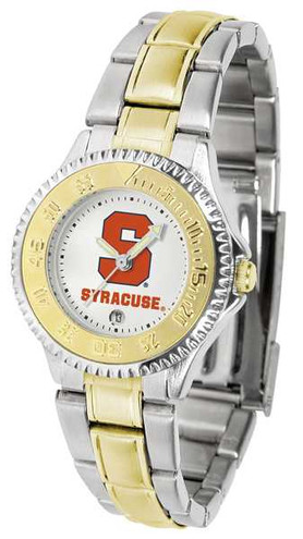 Image of Syracuse Orange Competitor Ladies Two Tone Watch