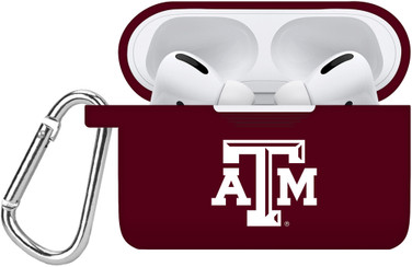 Texas A&M Aggies Silicone Case Cover Compatible with Apple AirPods PRO Battery Case - Maroon