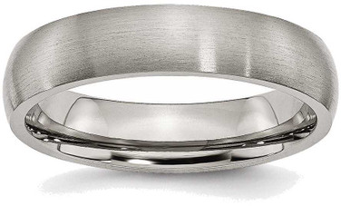 Image of Titanium 5mm Brushed Band Ring