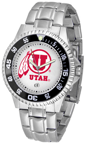Utah Utes Competitor Steel Mens Watch