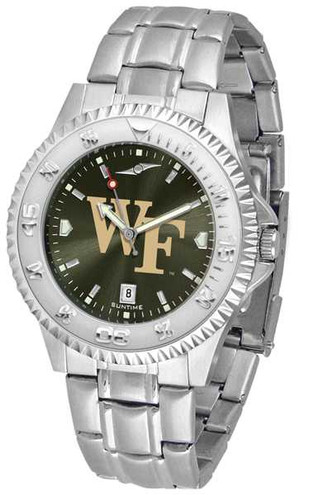 Image of Wake Forest Demon Deacons Competitor Steel AnoChrome Mens Watch