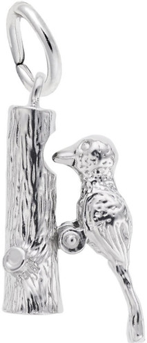 Woodpecker Charm (Choose Metal) by Rembrandt