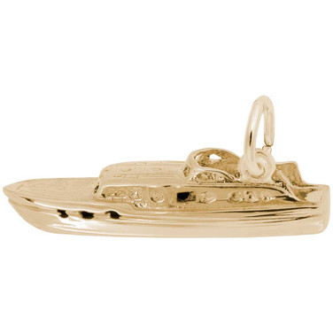 Image of Yacht Boat Charm (Choose Metal) by Rembrandt