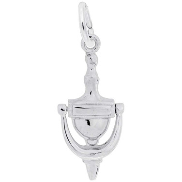 Image of Door Knocker Charm (Choose Metal) by Rembrandt