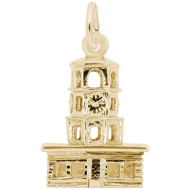 Image of Halifax Town Clock Charm (Choose Metal) by Rembrandt