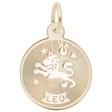 Image of Leo Constellation Disc Charm (Choose Metal) by Rembrandt