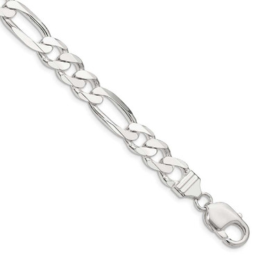 Image of Sterling Silver 9mm Figaro Chain QFG250-10