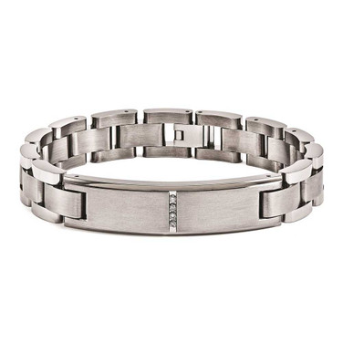 Image of Titanium .10 TCW Diamond Bracelet