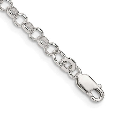 Image of Sterling Silver 4mm Rolo Chain QFC75-8