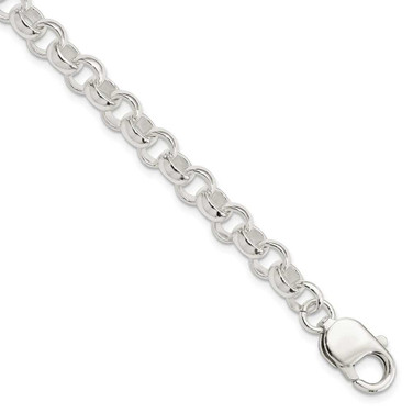 Image of Sterling Silver 8.5inch Fancy Link Bracelet QH168-8.5