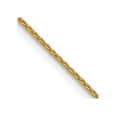 Image of 10k Yellow Gold .95mm Parisian Wheat Chain 10PEN264-16 Image of 10k Yellow Gold .95mm Parisian Wheat Chain 10PEN264-16