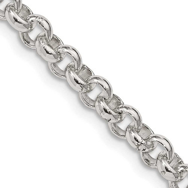 Image of Sterling Silver 5mm Rolo Chain QFC6-16 Image of Sterling Silver 5mm Rolo Chain QFC6-16