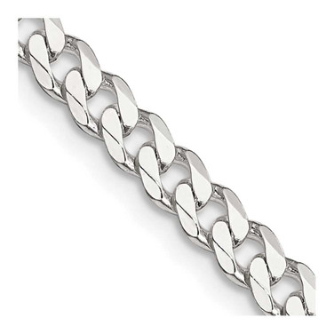 Image of Sterling Silver 4.5mm Curb Chain QCB120-30