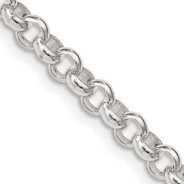 Image of Sterling Silver 4.75mm Rolo Chain QFC76-18