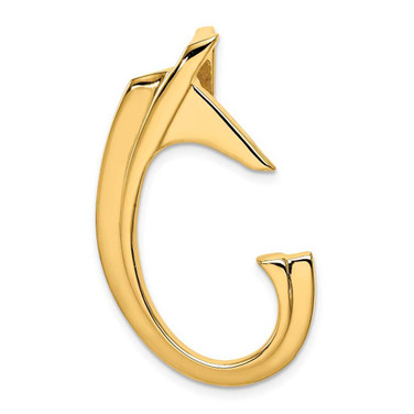 Image of 14K Yellow Gold Fits up to 6mm Omega, 8mm Omega Slide Pendant