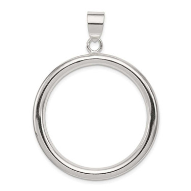 Image of Sterling Silver Circle Pendant QP712