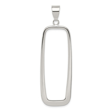 Sterling Silver Rectangle Pendant