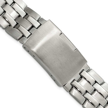 Image of 20mm Stainless Steel Push-Button Deployment Watch Band