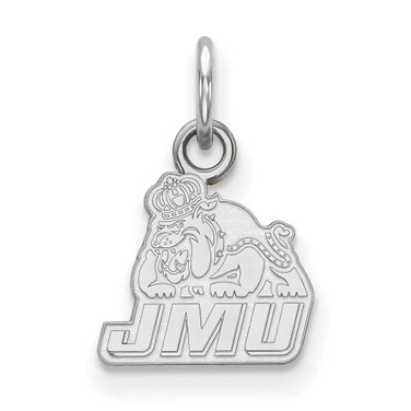 Image of 10K White Gold James Madison University X-Small Pendant by LogoArt