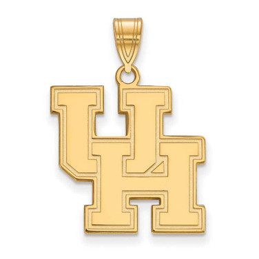 Image of 10K Yellow Gold University of Houston Large Pendant by LogoArt