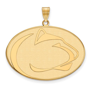 Image of 10K Yellow Gold Penn State University XL Pendant by LogoArt