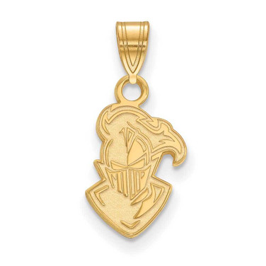 Image of 10K Yellow Gold Furman University Small Pendant by LogoArt (1Y021FUU)