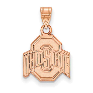 Image of 14k Rose Gold LogoArt Ohio State University Small Pendant