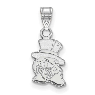 Image of 14K White Gold Wake Forest University Small Pendant by LogoArt (4W056WFU)