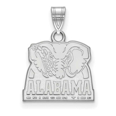 Image of 14K White Gold University of Alabama Small Pendant by LogoArt (4W061UAL) Image of 14K White Gold University of Alabama Small Pendant by LogoArt (4W061UAL)