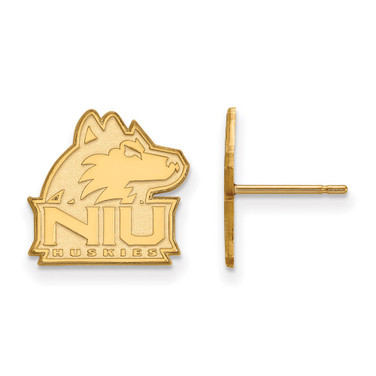 Gold Plated 925 Silver Northern Illinois University Sm Post Earrings by LogoArt