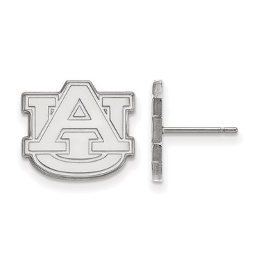 Sterling Silver Auburn University Small Post Earrings by LogoArt