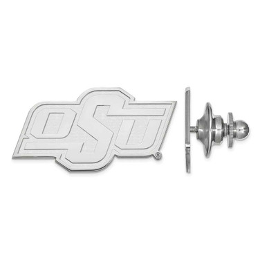 Image of Sterling Silver Oklahoma State University Lapel Pin by LogoArt