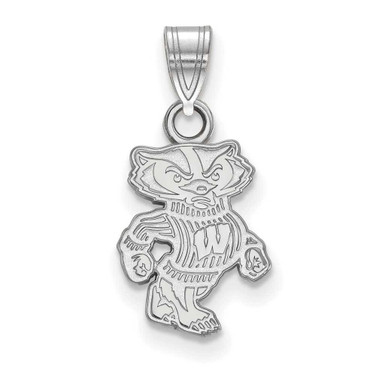 Image of Sterling Silver University of Wisconsin Small Pendant by LogoArt (SS044UWI) Image of Sterling Silver University of Wisconsin Small Pendant by LogoArt (SS044UWI)