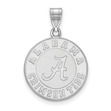 Image of Sterling Silver University of Alabama Large Pendant by LogoArt (SS046UAL)
