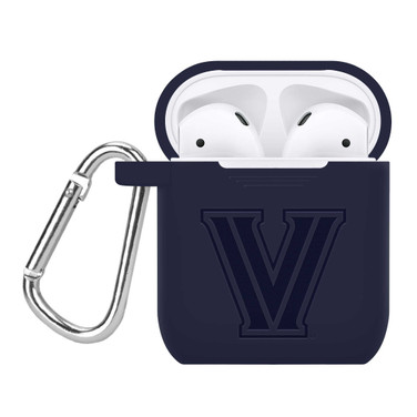 Image of Villanova Wildcats Engraved Compatible with Apple AirPods Case Cover (Navy)